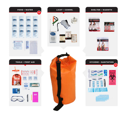 Essential Emergency Dry Bag Kit