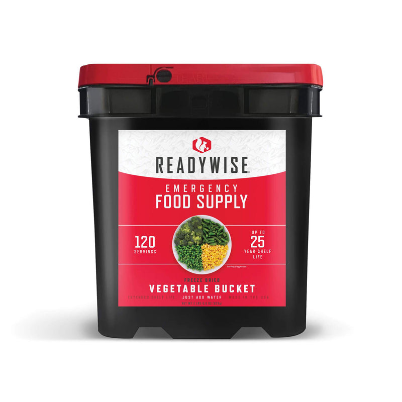 Load image into Gallery viewer, 120 Serving Freeze Dried Vegetable Bucket
