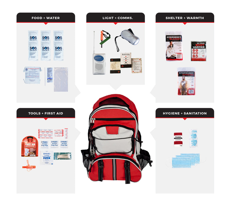 Load image into Gallery viewer, Necessity Emergency Backpack Kit
