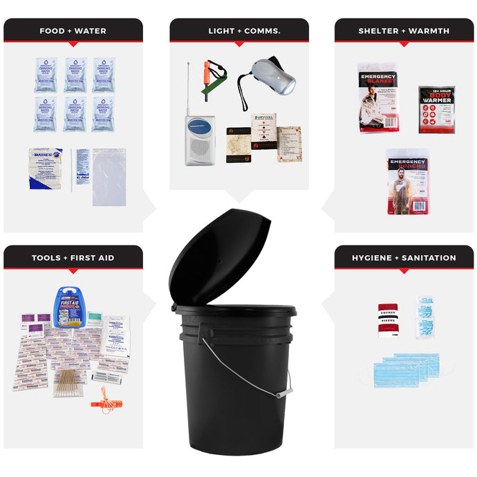 Necessity Emergency Bucket Kit