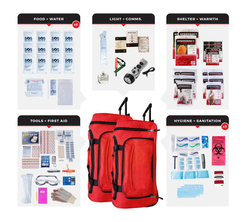 Load image into Gallery viewer, Comfort Emergency Rolling Bag Kit
