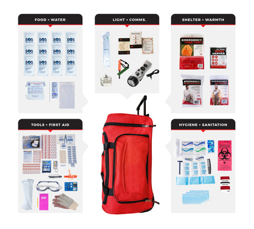 Comfort Emergency Rolling Bag Kit