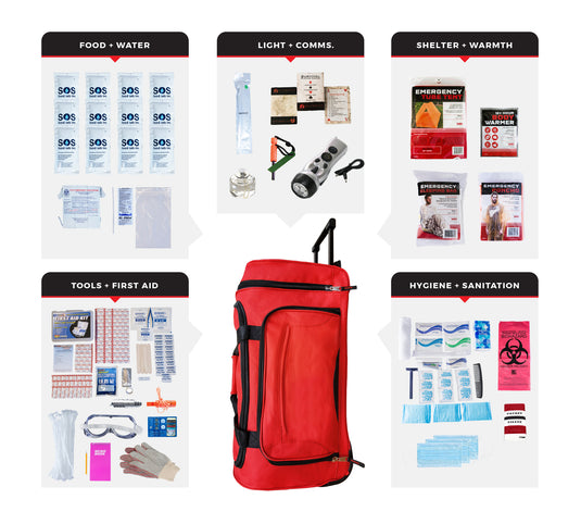 Comfort Emergency Rolling Bag Kit