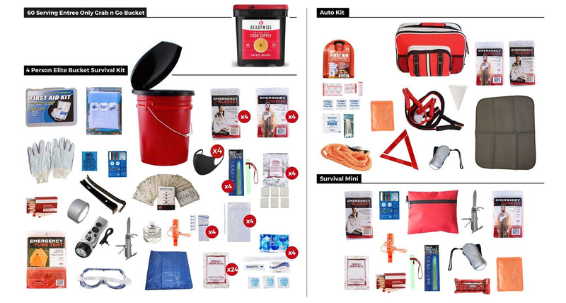 Load image into Gallery viewer, Family Preparedness Package w/ Food Storage
