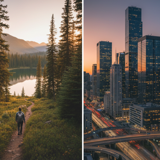 From the Trail to the City